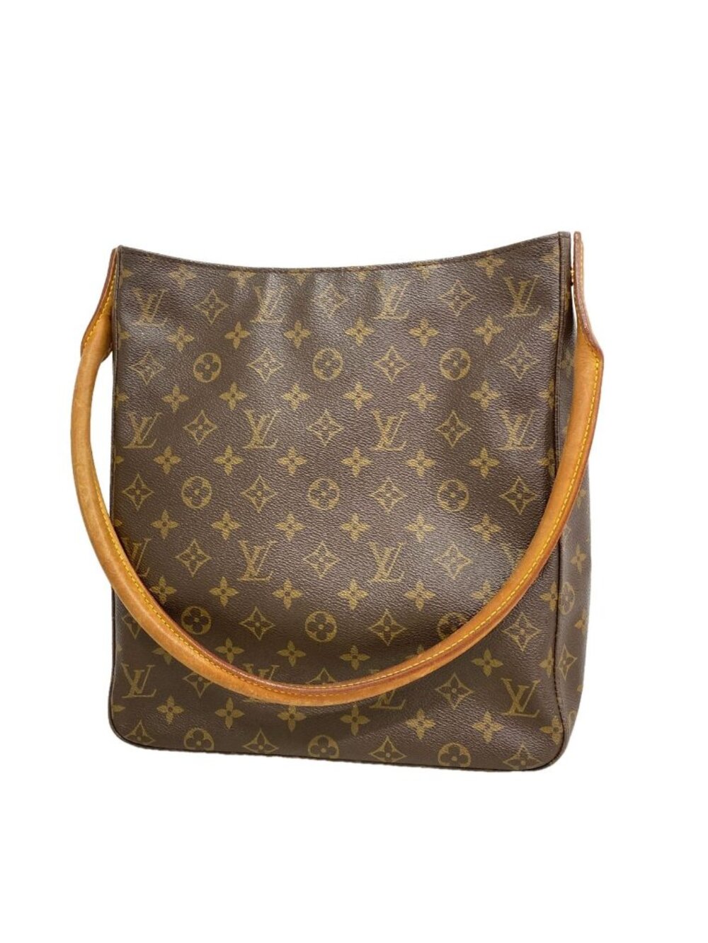 Louis Vuitton Shoulder Bag Monogram Looping GM Brown